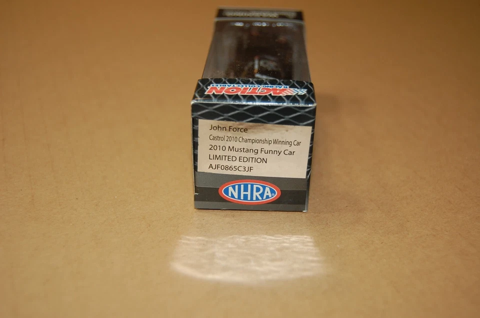 NHRA Gold Ser 2010 John Force 25yrs Championship 17X Win Mustang Funny Car 1:64 - Image 2 of 2