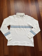 SPYDER 1/4 Zip Sweatshirt Long Sleeve Ski Layer Stripe of Metallic Spiders L