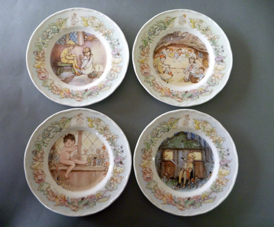 Royal Albert Peter Pan Collection - Komplettset 4 Dessertteller 8,25'' oder 21 cm
