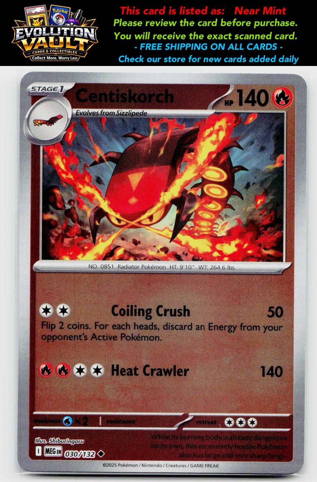 ME01: Mega Evolution #030/132 Centiskorch
