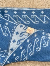 Vintage Betmar New York Scarf 100 Orlon Blue
