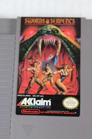 Swords and Serpents (Nintendo Entertainment System, NES) WITH BOX