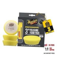 Meguiar's Professional 3" Polishing Foam Pad, 3pk, 14/CV