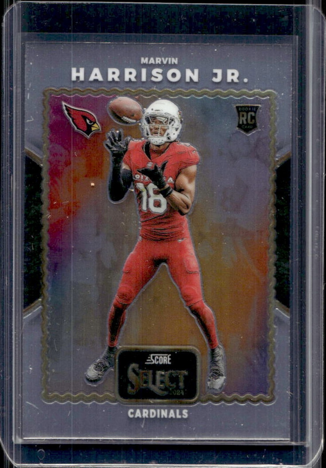 2024 Panini Select Marvin Harrison Jr. Score Throwback RC Rookie #19 Cardinals