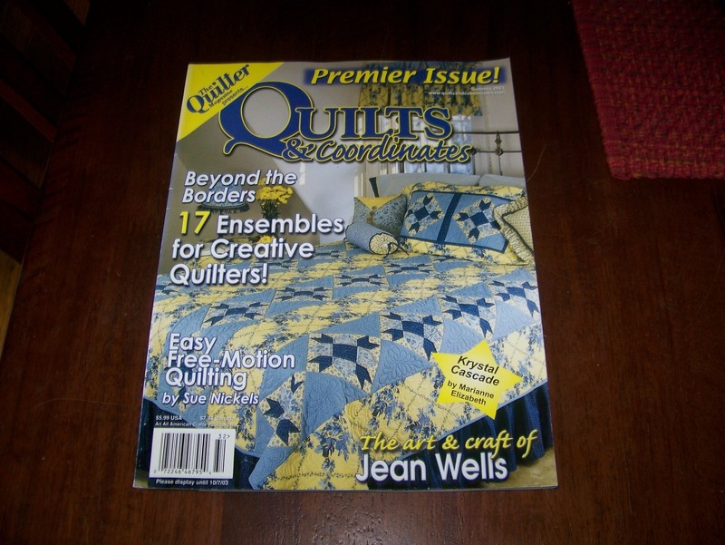 THE QUILTER MAGAZINE, Premier Issue, Summer 2003, Quilting, Sewing