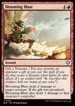 Magic/MTG Blooming Blast BLB-126 Uncommon Englisch Neu Foil