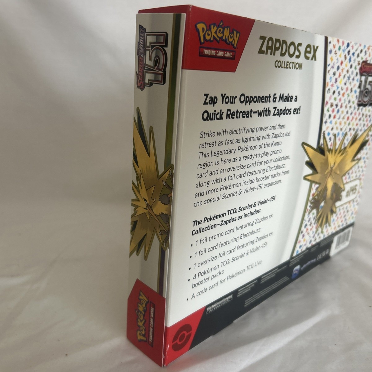 pokmon - trading card game: 151 zapdos ex box Pokemon Card Game:Scarlet & Violet151 Collection Zapdos ex  TCG Corner