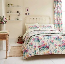 Sanderson Sweet Williams Kingsize Bedding Set in Peacock, BNIP