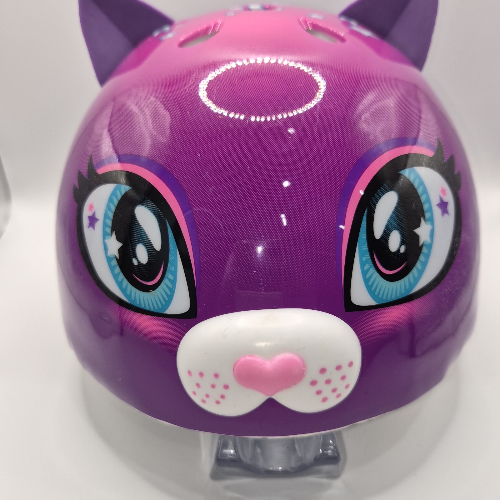 Raskullz Kids Bike Helmet Starkitty Purple Cat Size S (49&ndash;