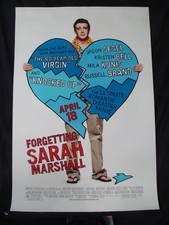 FORGETTING SARAH MARSHALL movie poster JASON SEGEL KRISTEN BELL Original DS 27x4