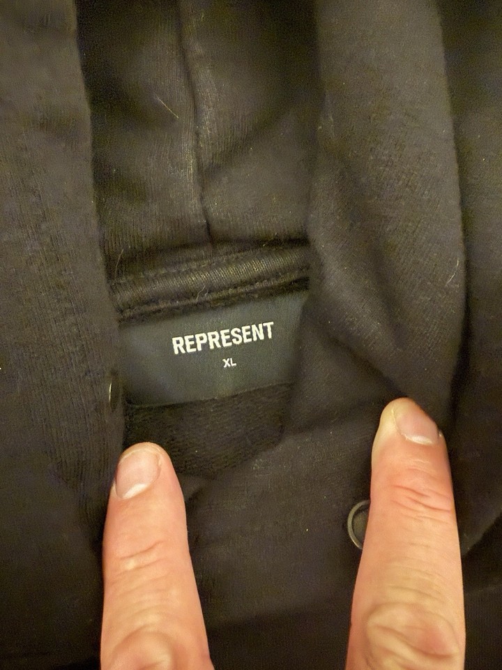 Represent Hoodie Unisex Black | eBay UK