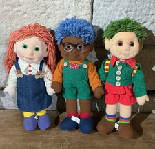 Tots TV Tilly Tom & Tiny Bendysoft Dolls Vintage 1993 Ragdoll Rare