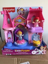 Fisher-Price Little People Disney Princess Shimmer  Glow Dress Shop Playset