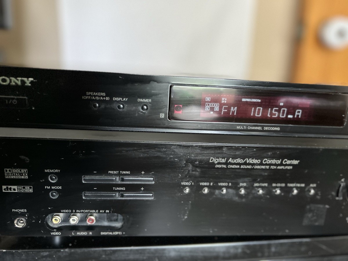 Sony Str-de698 Digital Audio/video Control Center Receiver