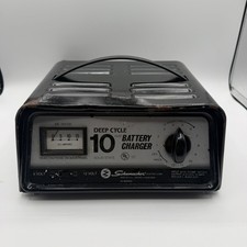 Schumacher 612 V 10 Amp Deep Cycle Battery Charger Se-1012d Tested Working Usa Schumacher 612 V 10 Amp Deep Cycle Battery Charger Se-1012d Tested Working Usa
