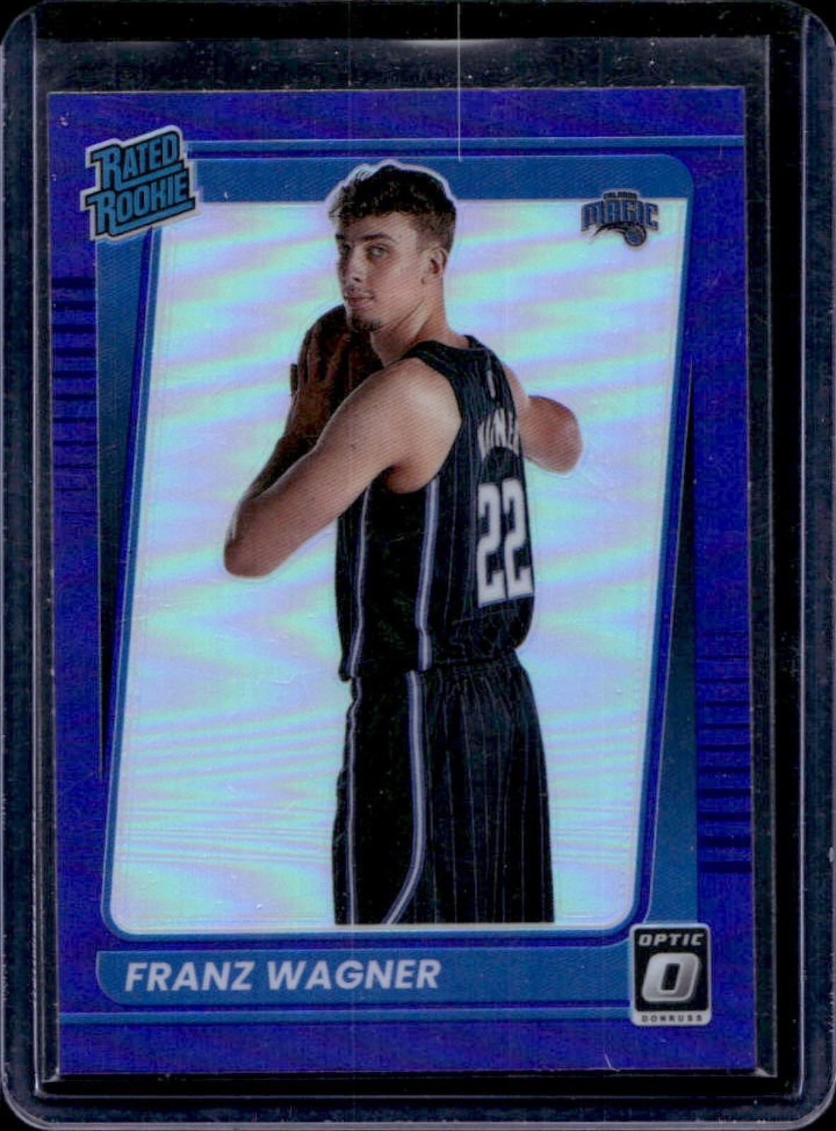 2021-22 Donruss Optic Franz Wagner Purple Prizm Rookie RC #185 Magic