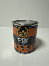 Gorilla Glue Waterproof Coat & Seal Liquid Rubber Coating Black 473ml