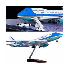 Air Force One B747 Airplane Model, 1/150 Scale Air Force One B747 Model 18.5 ...