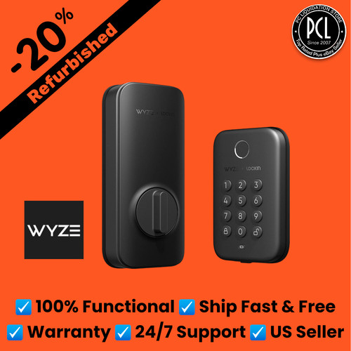 Wyze Smart Auto Lock Bolt Fingerprint Keyless Entry Door Lock Bluetooth Deadbolt
