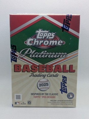 2025 TOPPS CHROME PLATINUM BASEBALL TRADING CARDS VALUE BLASTER BOX MLB