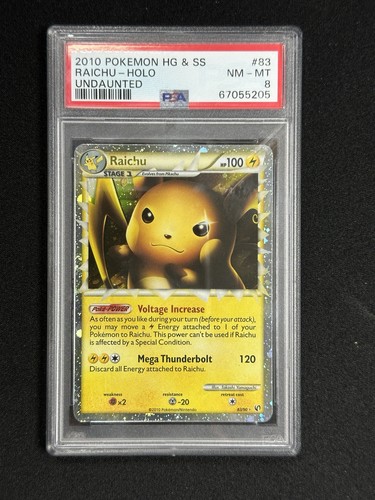 Raichu graded PSA 8 for sale on eBay