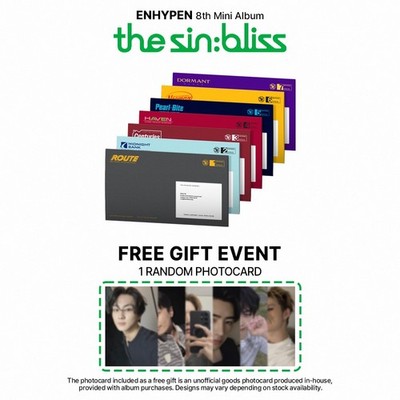 GIFT] ENHYPEN 8th Mini Album [ THE SIN : BLISS ] ENGENE Ver | eBay