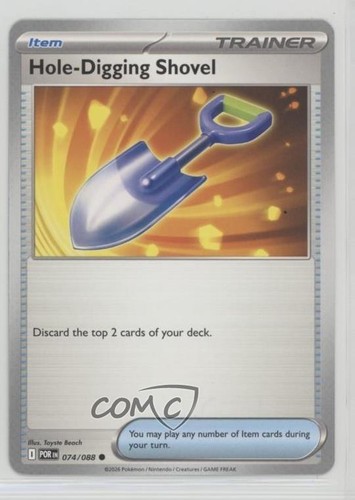 Hole-Digging Shovel Pokemon Mega Evolution Perfect Order POR #074