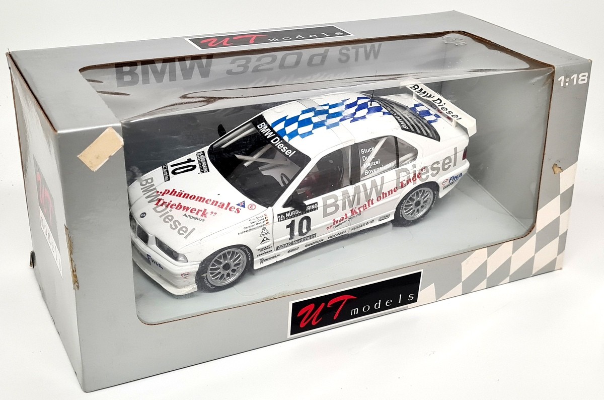 UT 1/18 BMW 320d e36 Nurburgring 24H Stuck Duez etc #10 Diecast