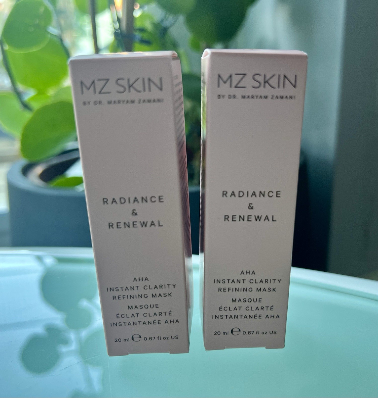 MZ Skin Radiance & Renewal AHA Instant Clarity Refining Mask 2x20ml - BNIB