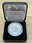 2022 Mexico Onza Caballito Peso Tribute 1 oz .999 Silver- ANTIQUED Mintage 250
