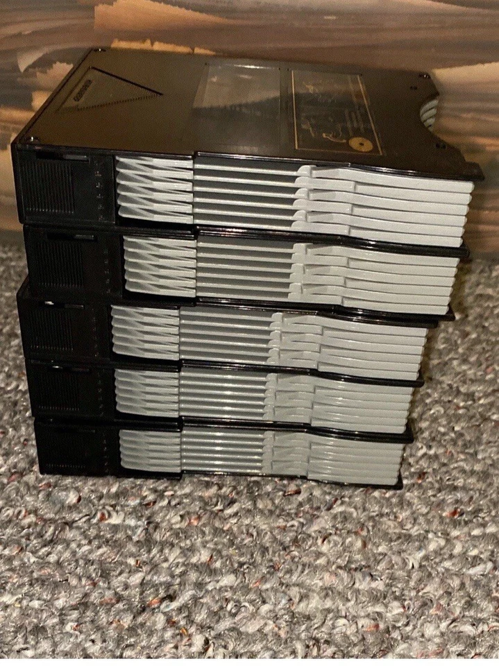 Lote de 5 cargadores de discos compactos DENON ACD-10 Denon reproductor de discos múltiples Foto 2 de 4