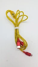 Game Boy Color Link Cable Used No Brand Multi-player Trade Translucent Yellow