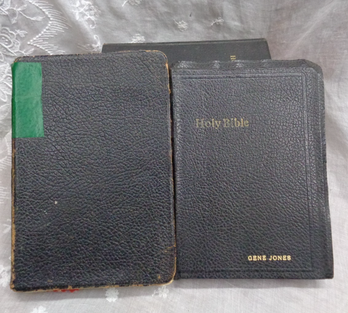 (A) Vtg Lot/8 KJV HOLY BIBLE ~ Tattered Distressed Worn ~ Scofield Reference - Imagen 6 de 12