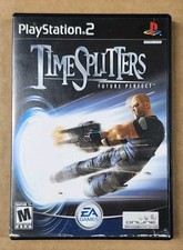 Time Splitters Future Perfect Sony Playstation 2 PS2 w/ Disc and Case No Manual.
