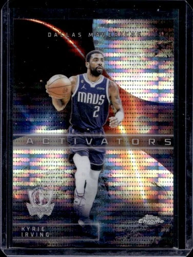2025 Topps Chrome Kyrie Irving Refractors Pulsar (RAW)