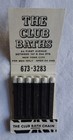 Vintage Matchbook, The Club Baths, Gay Bathhouse, New York City, LGBTQ Interest — photo 4