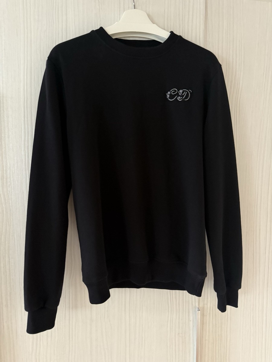 Christian Dior Black Logo Cotton Shirt Long Sleeve M | eBay