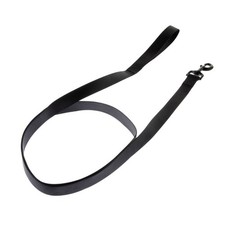 Solid Polyester 4ft Dog Leash, Black - For Medium  Large Dogs
