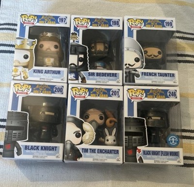 Monty Python And The Holy Grail Full 6 Funko Pop Set With Underground Toys Exc
