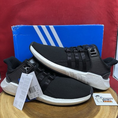 Adidas EQT SUPPORT 93/17 Milled Leather Core Black White Size 12.5 BB1236