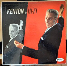 KENTON ~ In Hi-Fi ~ BIG BAND PROGRESSIVE JAZZ Vinyl LP Record **FREE SHIPPING**