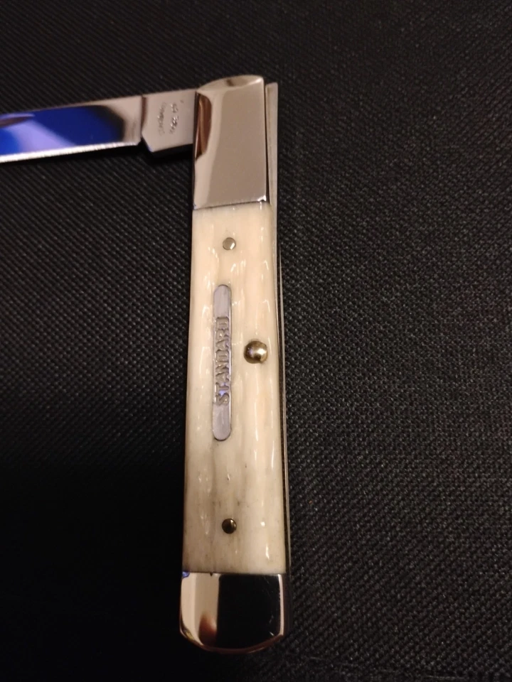 CASE STANDARD KNIFE CO. BARLOW NATURAL BONE 61005 SS U.S.A. - Image 3 of 4