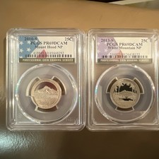 America the Beautiful Proof Quarters 2010 2013 Mount Hood White Mountains 