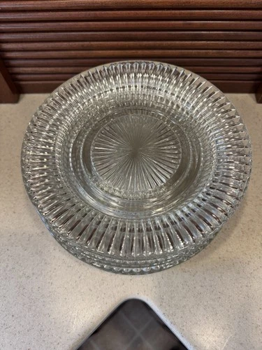 Vintage Anchor Hocking Queen Mary Salad Plates - Set of 7