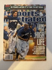 RYAN BRAUN Autographed Signed Sports Illustrated Milwaukee Brewers Baseball