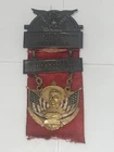 1914 GAR Medal Ribbon 36th Dept Encampment Jackson Michigan MI Delegate Badge