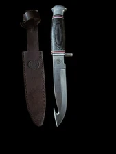 Chipaway Cutlery 7.5" SS Blade Overall 12" in the Leather Sheath READ!