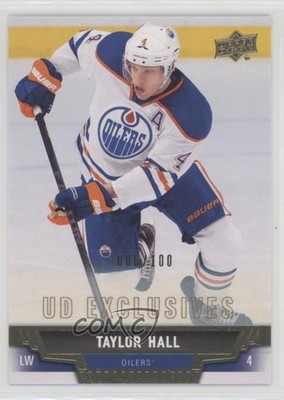 2013-14 Upper Deck UD Exclusives 6/100 Taylor Hall #161 4p5