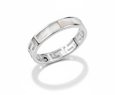 Sterling Silver Mother of Pearl Ring