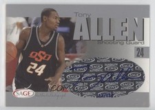 2004-05 Sage Basketball Authentic Silver /220 Tony Allen #A1 Auto 0h5x